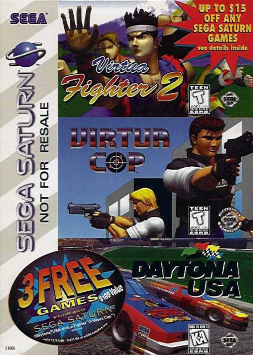 (image for) Virtua Fighter 2 / Virtua Cop / Daytona USA