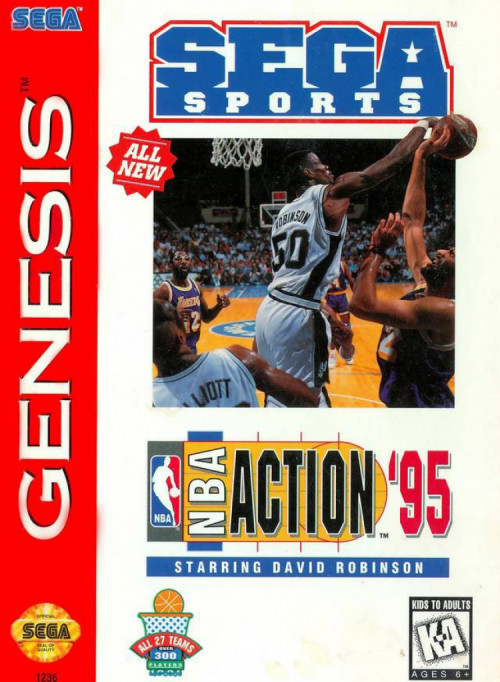 (image for) NBA Action '95 starring David Robinson