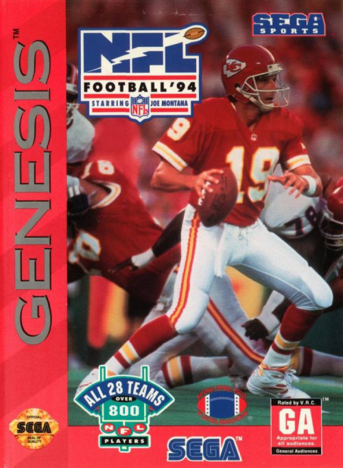 (image for) NFL Football '94 Starring Joe Montana