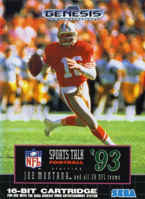 (image for) NFL Sports Talk Football '93 Starring Joe Montana