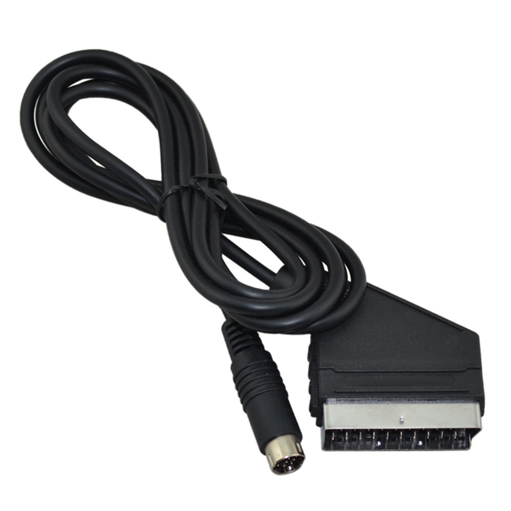 Scart Cable for SEGA Saturn NTSC and PAL Plug